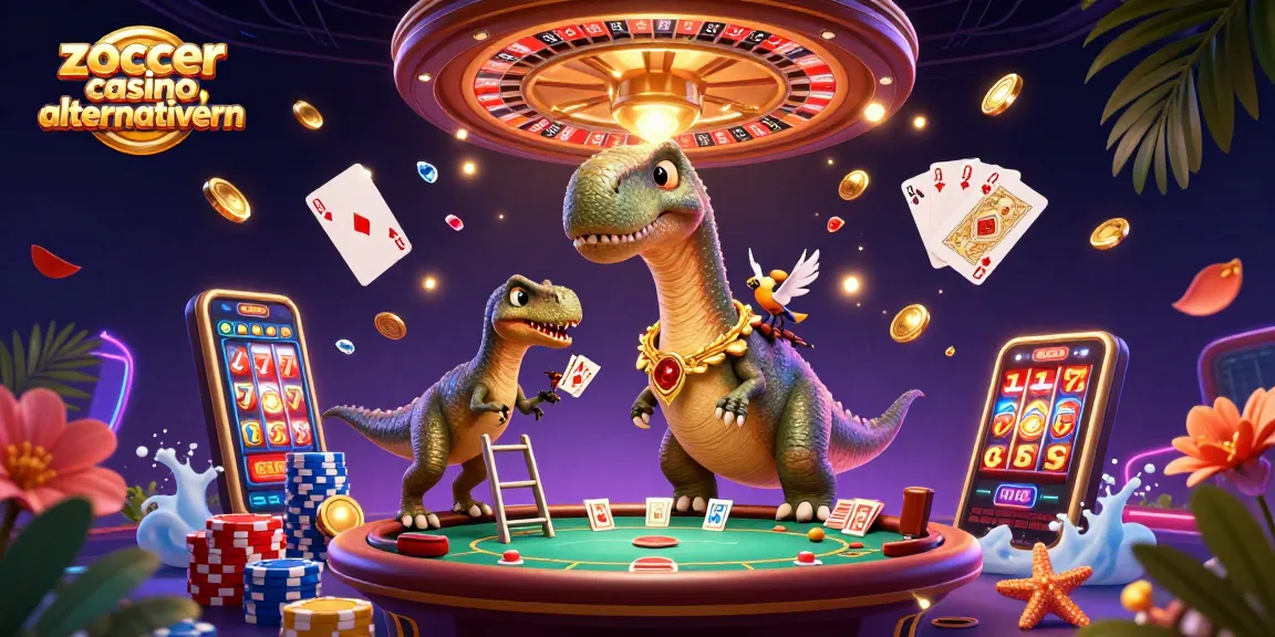 Erleben Sie die Vielfalt der Zoccer Casino Alternativen mit einem faszinierenden 3D-Cartoon-Motiv, das ein aufregendes Spielerlebnis darstellt.