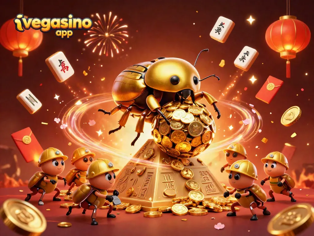 Experience thrilling gameplay with the vegasino app through a vibrant casino-themed illustration.