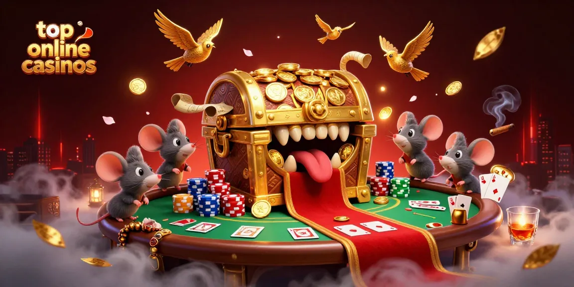 Engage with the top online casinos featuring a vibrant 3D scene of adventure and winnings.