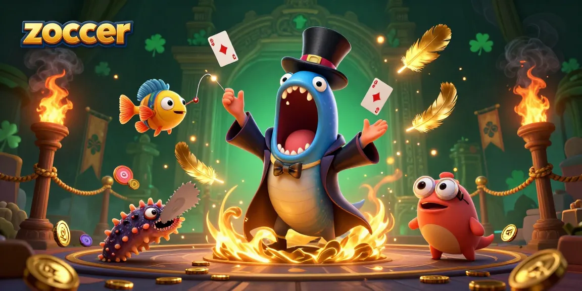 Zoccer reveals exciting bets with a vibrant 3D underwater theme and dynamic gambling elements.
